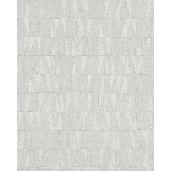 Candice Olson Terrain White and Off White Frost Wallpaper - SAMPLE SWATCH ONLY, image 1