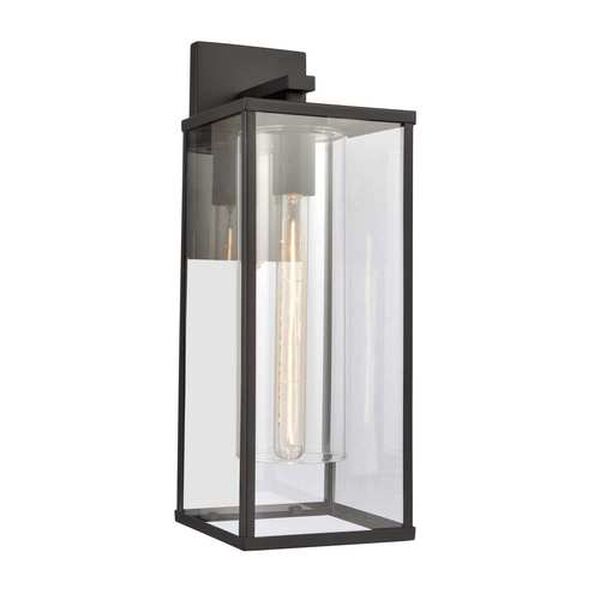 Augusta Matte Black One-Light Outdoor Wall Sconce, image 1