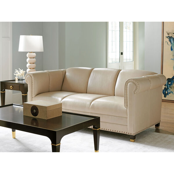 Carlyle Tan Springfield Leather Sofa, image 2