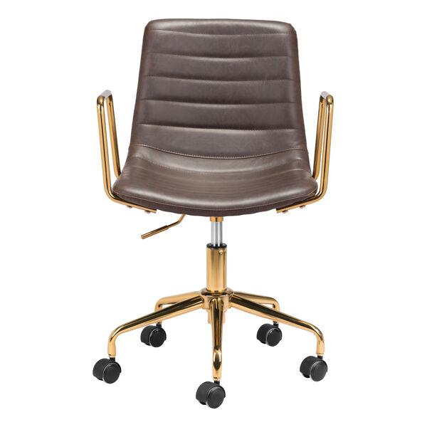 Eric Brown and Gold Office Chair, image 4