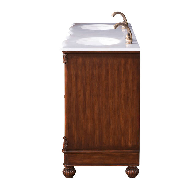 Windsor Teak 60-Inch Vanity Sink Set, image 6