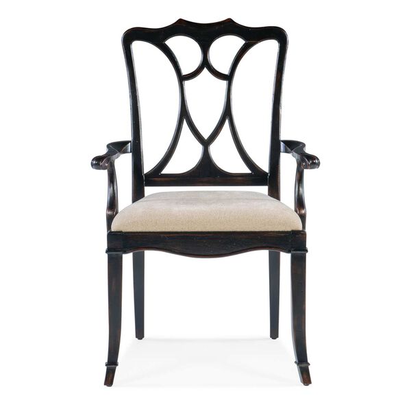 Charleston Black Cherry Arm Chair, image 3
