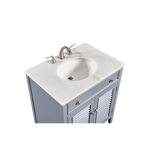 Cape Cod Gray 30-Inch Vanity Sink Set, image 6