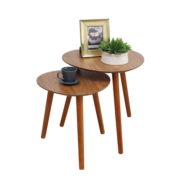 Oslo Cherry Nesting End Tables, image 3