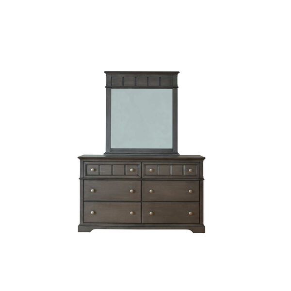 Cortland Light Steel Gray Dresser and Mirror, image 1