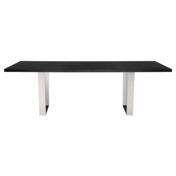 Versailles Onyx and Silver 95-Inch Dining Table, image 2