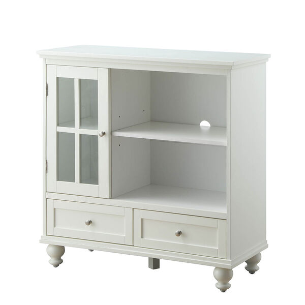 Tahoe Highboy TV Stand in White, image 5
