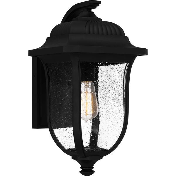 Mulberry Matte Black One-Light Outdoor Wall Mount, image 1