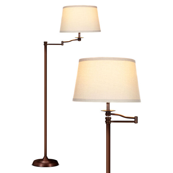 Caden Bronze LED Floor Lamp, image 1