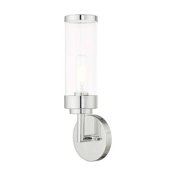 Hillcrest Polished Chrome 5-Inch One-Light ADA Wall Sconce, image 1