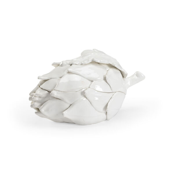 White 1 Globe Artichoke with Lid, image 1
