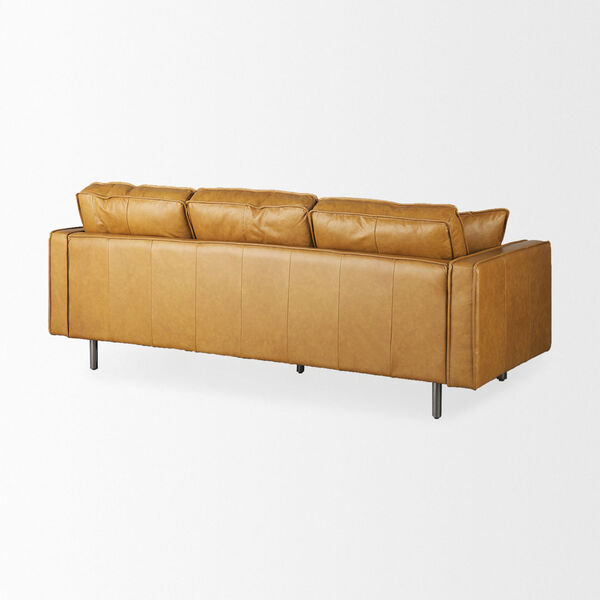 DArcy Tan Leather Sofa, image 5