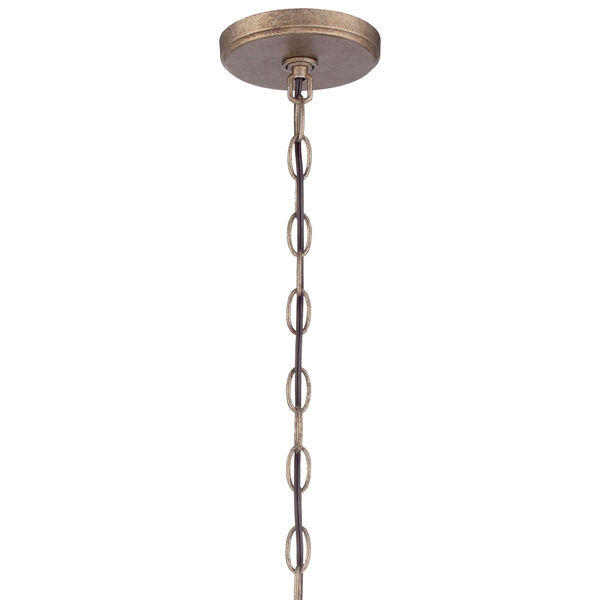 West Liberty Olympus Gold 20.5-Inch Five-Light Drum Pendant, image 2