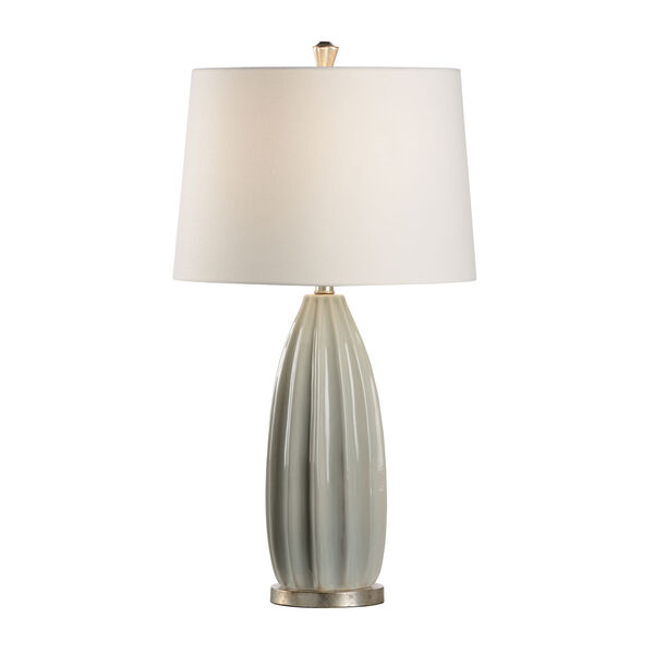 MarketPlace Sage Green Glaze One-Light Table Lamp, image 1