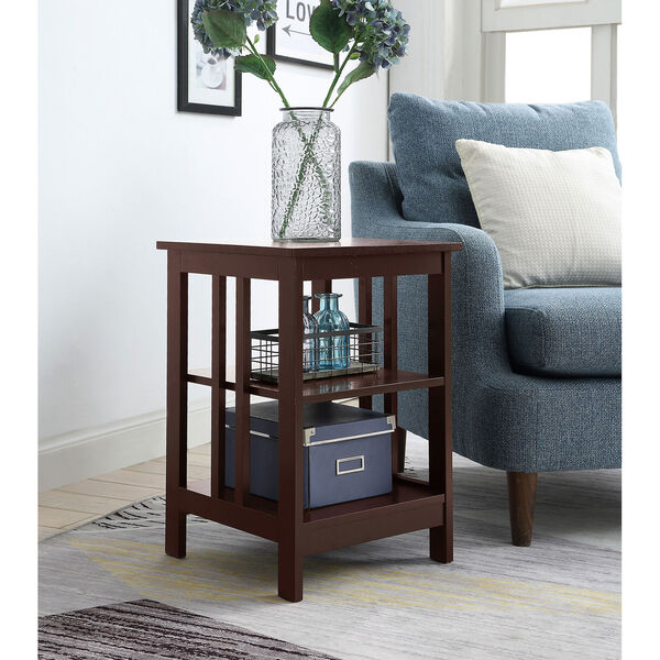 Aster Espresso Mission End Table, image 1