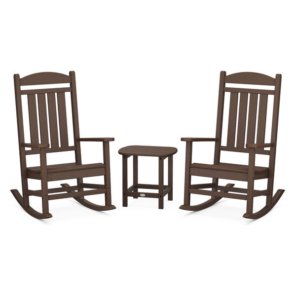 Presidential Mahogany Rocker Set with Rectangular Table, 3-Piece, image 1