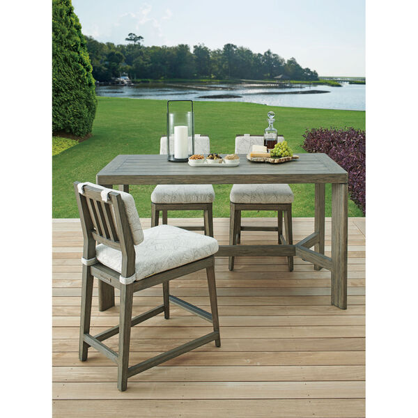 La Jolla Taupe, Gray and Patina High/Low Bistro Table, image 2
