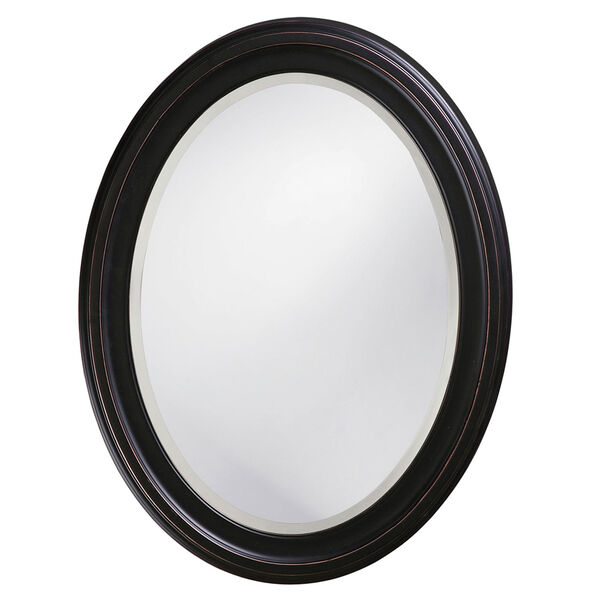 George Oil Rubbed Bronze Oval Mirror, image 1