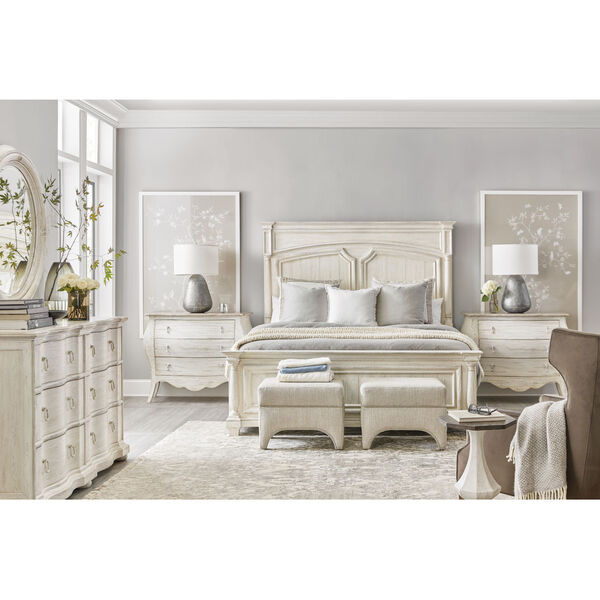 Traditions Soft White Six-Drawer Dresser, image 4