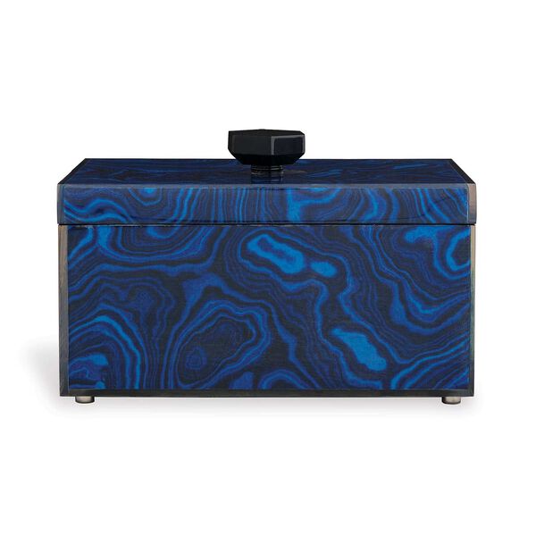 Malachite Blue Decorative Box, image 1