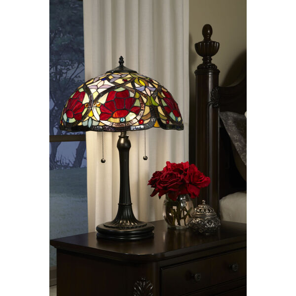 Larissa Vintage Bronze Two-Light Table Lamp, image 3