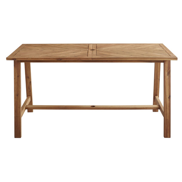 Vincent Brown Outdoor Dining Table, image 1