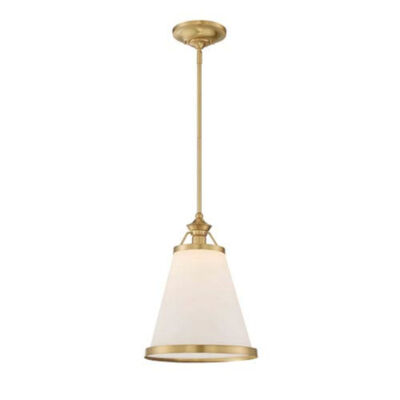 Antique Satin Brass Pendant Lighting | Bellacor