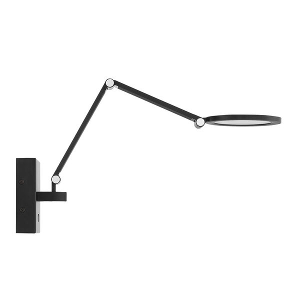 Roundo Black LED Swing Arm, image 4