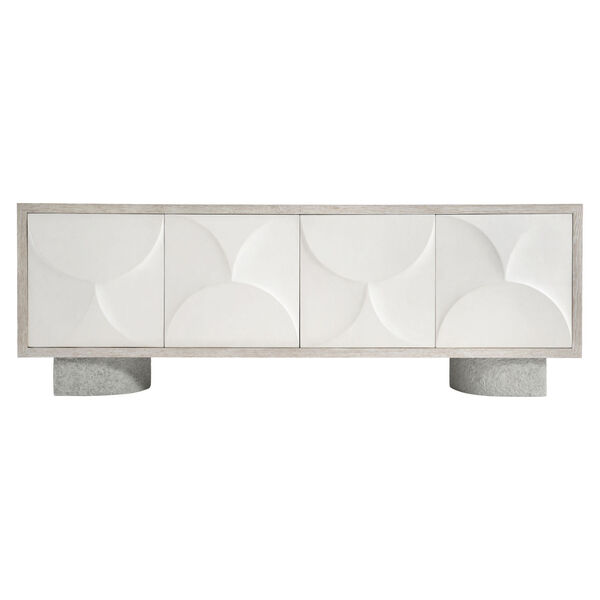 Lunula Flaxen and Sand Grey Entertainment Credenza, image 2