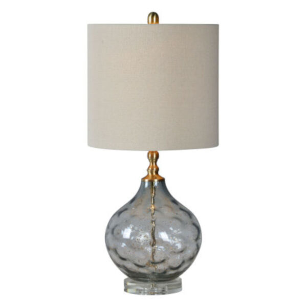Anita Gray and Gold One-Light Table Lamp Set of Two, image 1