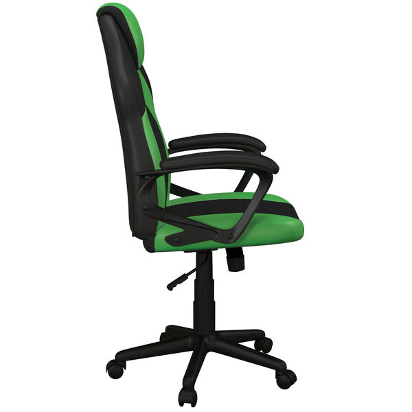 Oren Green High Back Gaming Task Chair with Vegan Leather, image 4