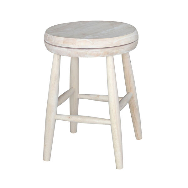 Swivel Scooped Seat Stool - 18-inch Seat Height, image 1