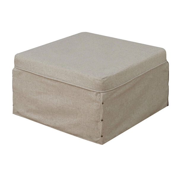 Designs4Comfort Folding Bed Ottoman in Soft Beige, image 5