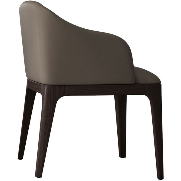 Wooster Castle Gray Eco Leather Dining Chair, image 9