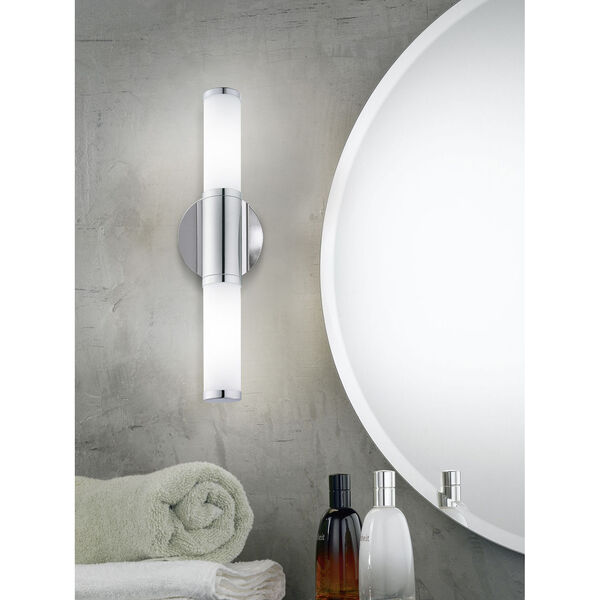 Palmera 1 Chrome Two-Light LED Bath Vanity, image 2
