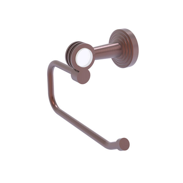 Pacific Beach Antique Copper Six-Inch Toilet Tissue Holder with Dotted Accents, image 1