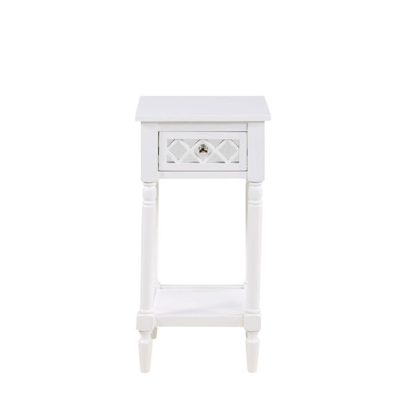 French Country White Khloe Accent Table, image 4