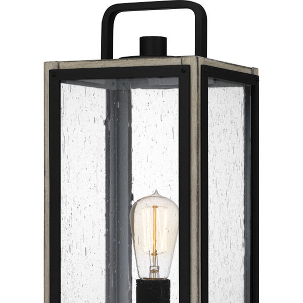 Bramshaw Matte Black One-Light Outdoor Post Lantern, image 5