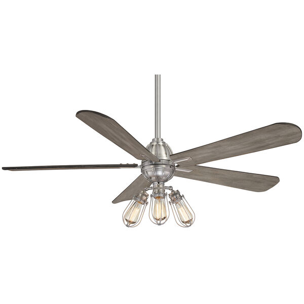 Alva Brushed Nickel 56-Inch LED Ceiling Fan, image 1