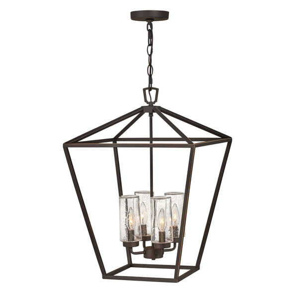 Alford Place Oil Rubbed Bronze Four-Light Outdoor Chandelier, image 2