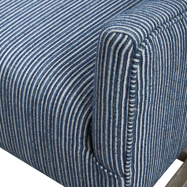 Galiot Blue and White Arm Chair, image 6