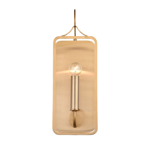 Merge Satin Brass One-Light Wall Sconce, image 1
