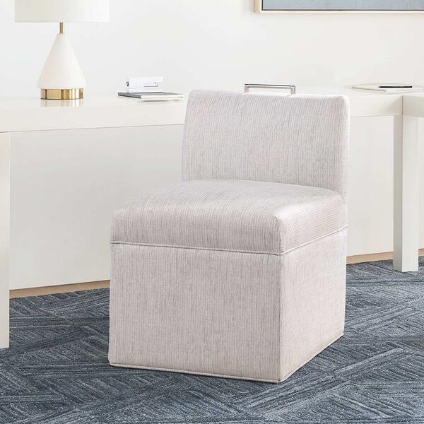 Delray Sea Oat Upholstered Castered Chair, image 4