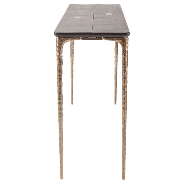Kulu Black and Bronze Console Table, image 3