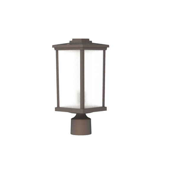 Resilience Lanterns Bronze 15-Inch One-Light Outdoor Post Mount, image 1