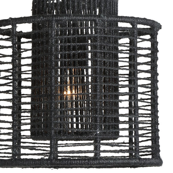 Jayna Matte Black One-Light Pendant, image 3