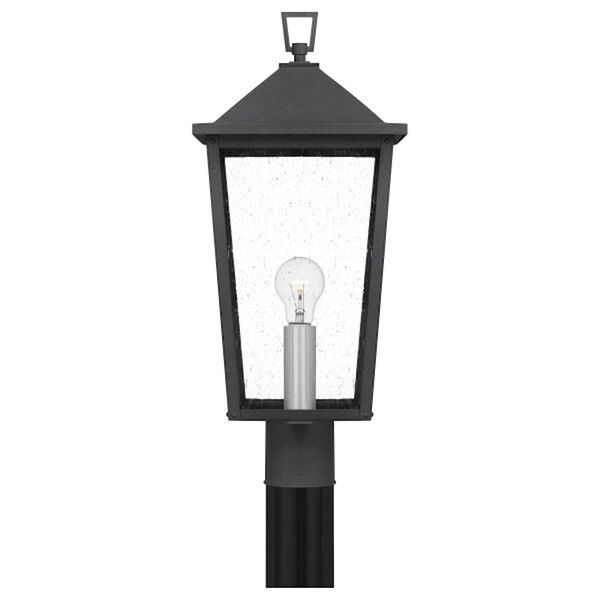 Stoneleigh Mottled Black One-Light Outdoor Post Lantern, image 3
