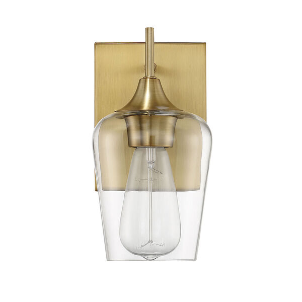 Octave Warm Brass One-Light Wall Sconce, image 2