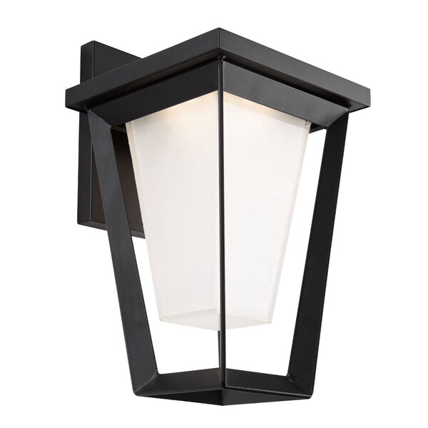 Waterbury Black Eight-Inch LED Outdoor Wall Light, image 1