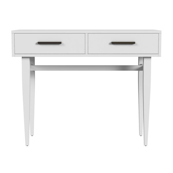 Lavery Cottage White Console Table with Storage, image 3